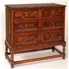 Image 1 : A Late 17th Century Style Chest, veneered in walnut, having two short and two graduated long draw...