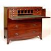 Image 1 : An Early 19th Century Mahogany Secretaire Chest, the secretaire drawer revealing a fitted interio...