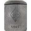 Image 3 : NAZI HITLER YOUTH HIGH LEADER'S DINING HALL 1944 BOWL