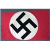 Image 2 : WWII Double Sided Nazi Swastika Balcony Flag