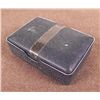 Image 4 : WWI U.S. NAVY LARGE CRINKLED BLACK METAL SOAP CONTAINER