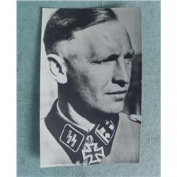 SS OBERSTURMBANNFUHRER SYLVESTER STADLER-ORIG POSTCARD
