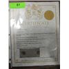 Image 2 : LADY'S STERLING SILVER 18K GOLD PLATE STUD EARRING