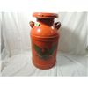 Image 1 : ANTIQUE VINTAGE MILK CAN WITH EAGLE