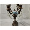 Image 1 : BRASS CENTERPIECE CANDELABRA PRISMS