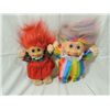 Image 2 : LOT 2 TROLL DOLLS SOFT BODY CLOWN