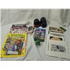 Image 2 : BOX LOT ASSORTED SPORTS COLLECTIBLES: MAGAZINES,