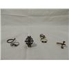 Image 2 : LOT 7 OLD ANTIQUE VINTAGE RINGS AS SHOWN