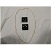 Image 2 : WHITE PEARL NECKLACE FRESHWATER EARRINGS