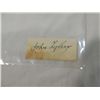 Image 1 : JOHN TYLER CUT SIGNATURE AUTOGRAPH NO COA.