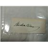 Image 1 : WOODROW WILSON CUT SIGNATURE AUTOGRAPH NO COA