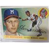 Image 2 : 1955 TOPPS #155 ED MATHEWS BASEBALL CARD