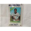 Image 1 : 1966 TOPPS #1 WILLIE MAYS BASEBALL CARD