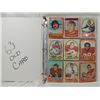 Image 1 : BINDER 63 FOOTBALL CARDS 1970'S