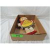 Image 1 : ANTIQUE VINTAGE CLOTH LITTLE RED RIDING HOOD DOLL
