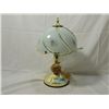 Image 1 : BRASS & GLASS TOUCH LAMP CONTEMPORARY