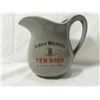 Image 1 : HIRAM WALKER TEN HIGH LIQUOR PITCHER