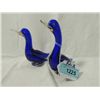 Image 1 : PAIR ART GLASS MURANO STYLE SWAN FIGURINES