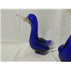 Image 2 : PAIR ART GLASS MURANO STYLE SWAN FIGURINES