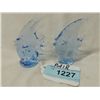 Image 1 : PAIR ART GLASS MURANO STYLE FIGURINES