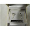 Image 2 : SWAROVSKI CRYSTAL EARRINGS LADIES PIERCED NEW
