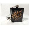Image 1 : NEW BIKER CHICK MOTORCYCLE WHISKEY FLASK AS SHOWN