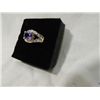 Image 2 : NEW GOLDTONE GOLD TONE CZ RING