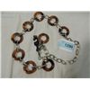 Image 1 : NEW LADIES LINK STYLE METAL LOOP BELT SMALL