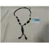 Image 1 : NEW LADIES NECKLACE BLACK CLEAR DECO CONTEMPORARY
