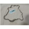 Image 2 : NEW SILVERTONE HOLLOW ROPE NECKLACE WITH CRYSTALS