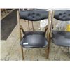 Image 1 : LOT 6 PORTABLE WOOD VINYL FOLDING CHAIRS