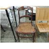 Image 1 : SINGLE BENTWOOD BENT WOOD MAPLE RUSH SEAT CHAIR