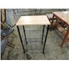 Image 1 : ROLL AROUND KITCHEN CART BUTCHER BLOCK TOP