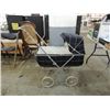 Image 1 : ANTIQUE VINTAGE BABY STOLLER