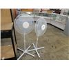 Image 1 : PAIR NICE LIKE NEW OSCILATING FLOOR FANS