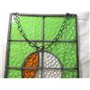 Image 2 : LEADED FRAME STAIN STAINED GLASS PANEL ANTIQUE