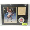 Image 1 : GRANT HILL PISTONS RUSSELL LITHO PRINT MOUNTED