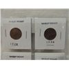 Image 2 : LOT 6 US COINS CIRCULATED WHEAT PENNIES: 1928, 36,