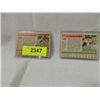 Image 1 : 2 CARD LOT 1955 TOPPS BASEBALL CARDS ROOKIES