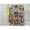 Image 1 : 9 CARD LOT AUTOGRAPHED BASEBALL CARDS