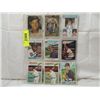Image 1 : 9 CARD LOT AUTOGRAPHED BASEBALL CARDS