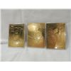 Image 1 : LOT 3 GOLD 1998 PRO MINT BASEBALL CARDS
