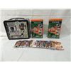 Image 1 : BOX LOT 3 SPORTS TINS FOOTBALL SAINTS MANNING