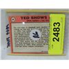 Image 2 : 1969 TOPPS #539 TED WILLIAMS EPSTEIN BASEBALL CARD