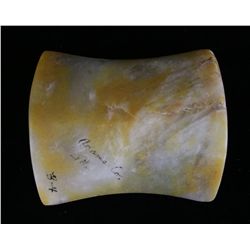 2 7/8" Hourglass Bannerstone -  G-9+ Jackson COA