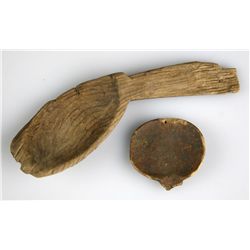 Pair of Alaskan Inuit Spoons