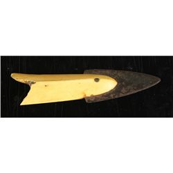 5 5/16" Alaskan Inuit Ivory Harpoon Tip