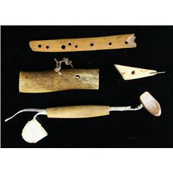 Assortment of Alaskan Inuit Artifacts