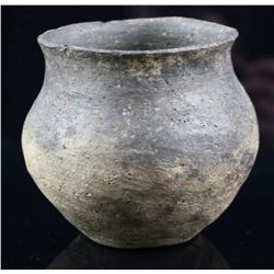 4 1/4" Mississippian Plainware Jar - G-9 Johnson COA