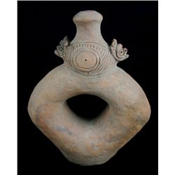 12 3/8" Taino Potiza Effigy Vessel
